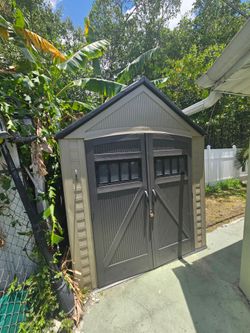 Resin all weather Storage shed