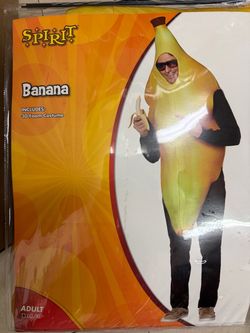 Spirit Banana 3D Foam Halloween Costume Adult LG/XL