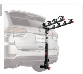 Bicycle hitch rack