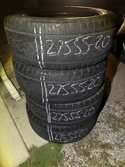 275/55/20 great set of Continentals