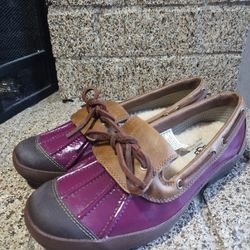 Ugg Shoes Ashdale Moccasin Duck Shoes Purple women 6.5