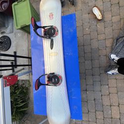 Morrow Snowboard And Bindings 