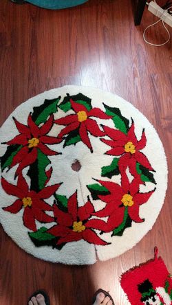 Tree base cover and stockings