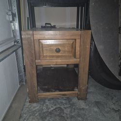 Oak End Table