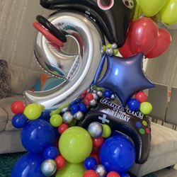 Balloons Bouquet- Decorations- Happy Birthday 
