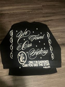 Hellsta Black Long Sleeve Graphic Shirt