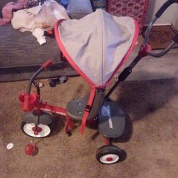 Bike with Push Handle 