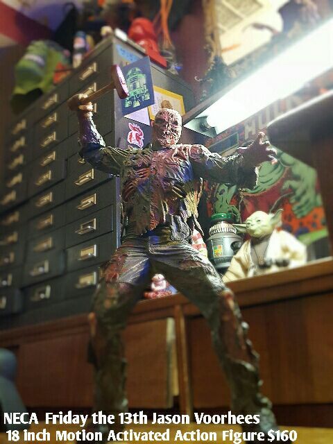 NECA Friday the 13th Jason Voorhees 18 inch Motion Activated Action Figure