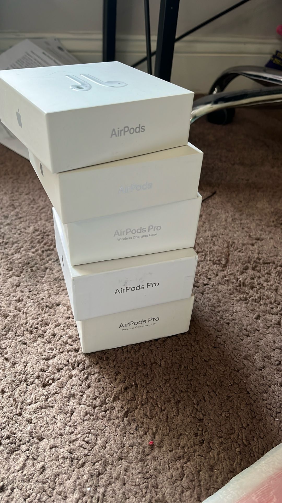 EMPTY AIRPOD BOXES