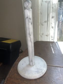 Marble Paper Towel Holder