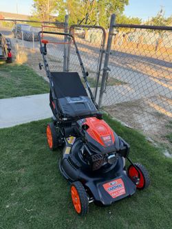 YARDMAX
22 in. 201 cc SELECT PACE 6 Speed CVT High Wheel RWD 3-in-1 Gas Walk Behind Self Propelled Lawn Mower