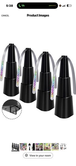 Fly Fans for Tables,Food Indoor Outside,4 Pack Portable Outdoor Picnic Fan,Batteries Powered Table Restaurant, Party, Home,Outdoor Dinner(Black)