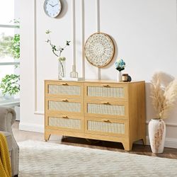 yyds-063

Dresser for Bedroom with 6 Drawers – Wide Chest of Drawers with Pulls Handles, Solid Wood Legs, Easy Assembly, Farmhouse Tall Dressers