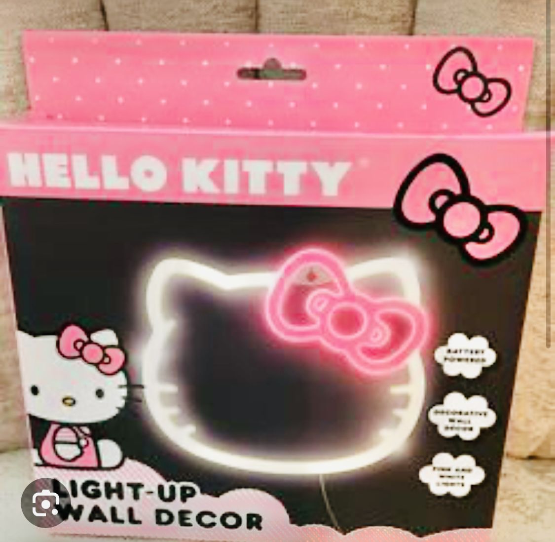 Hello Kitty Wall Decor Light Up