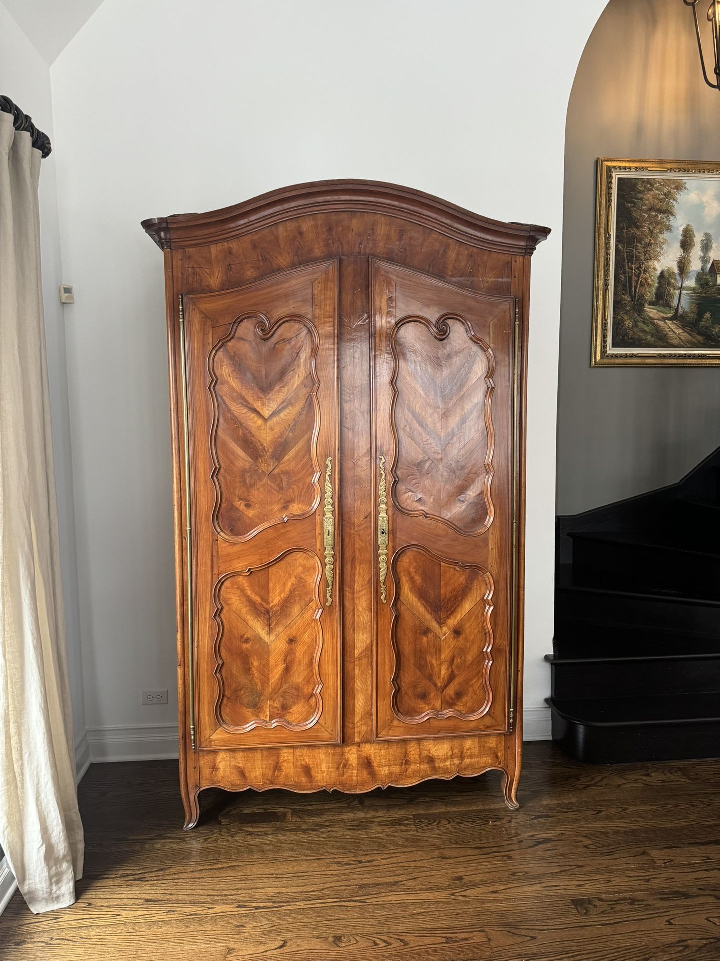 French Fruitwood Armoire