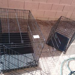Pet Canals 4ft And 3ft Folding Cages Both For 60$ 