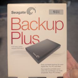 1TB Seagate Backup Drive