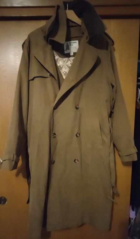 Men's Iconic Classic Double Breasted Trench Coat