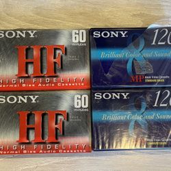 Sony Video & Audio Cassettes - 4