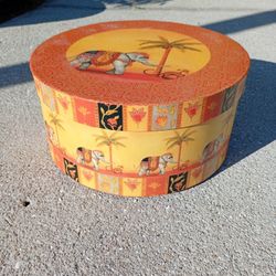 Tropical Round Box