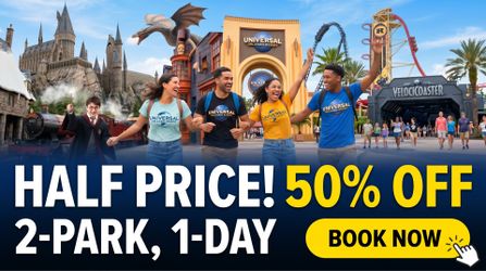 Universal Orlando 1 day Park Hopper Tickets