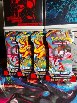 Pokémon Chaos Rising Sleeved Booster Packs
