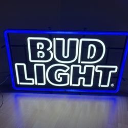 Bud Light LED Beer Sign