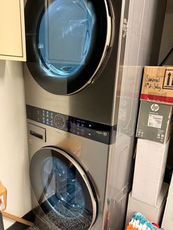 Lg electric dryer and washer