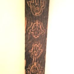 Hand Etched Hamsa’s On Scrap Wood