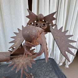 Metal Yard Art - Dog Sculpture 