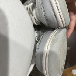 Dark Grey And Light Grey And White Dunks