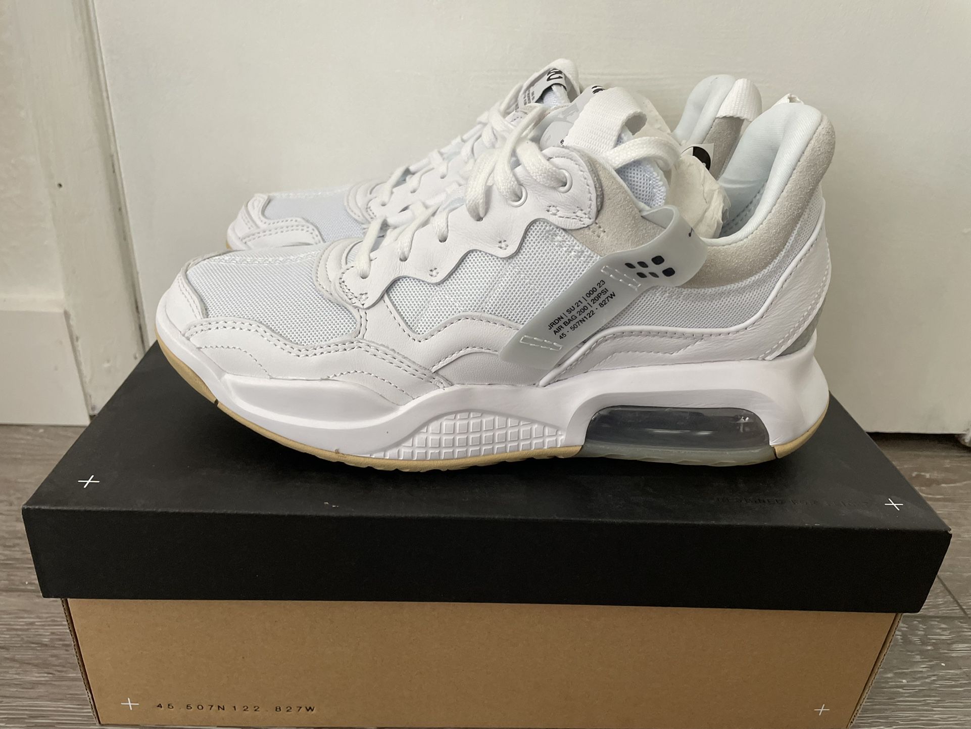 Jordan MA2 White/White Brand New