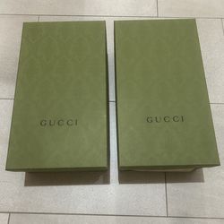 Gucci empty 2 boxex for shoes gift
