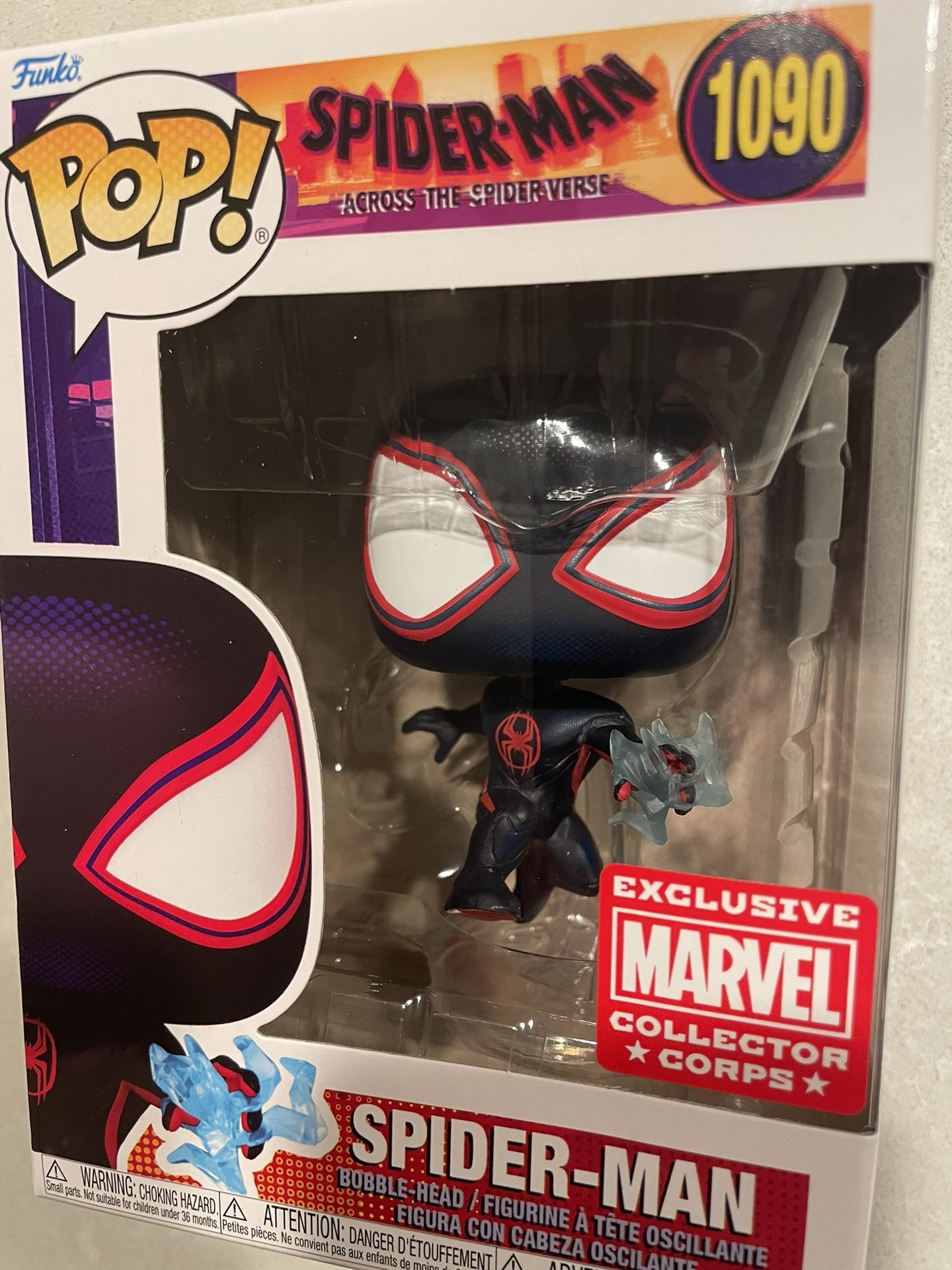 Spiderman Miles Morales Funko Pop Marvel Collector Corps MCC Exclusive