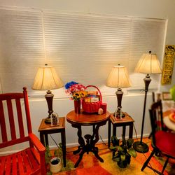 3 Piece Vintage lamp Set