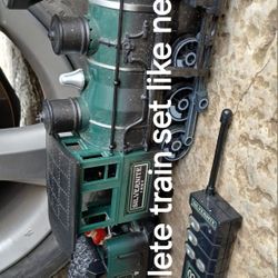 Like New Complete Silvernite Express Remote Control G Gage Train Set 