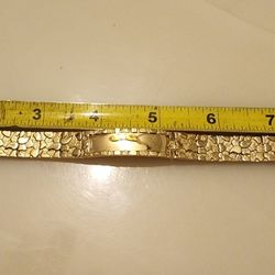 10k NUGGET ID BRACELET