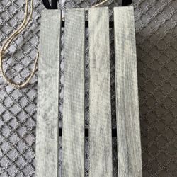 Small Wooden Sled Decor