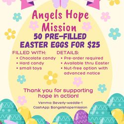 50 prefilled eggs for egg hunts