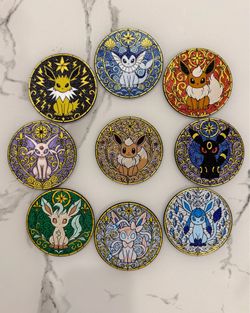 Eeveelution 3D Printed Coasters