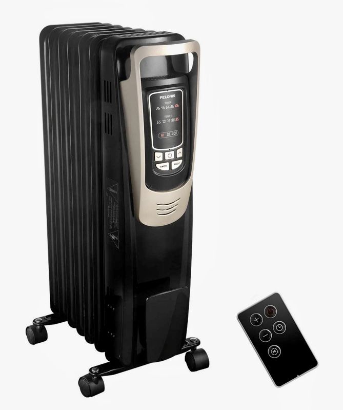 NEW* PELONIS Oil Filled Radiator Heater Luxurious Champagne