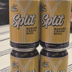 4x New Creation Soda- Split Banana Cream Soda
