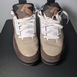 2008 Jordan Flipsyde Walnut/Khaki-Dark Brown-White Size 14