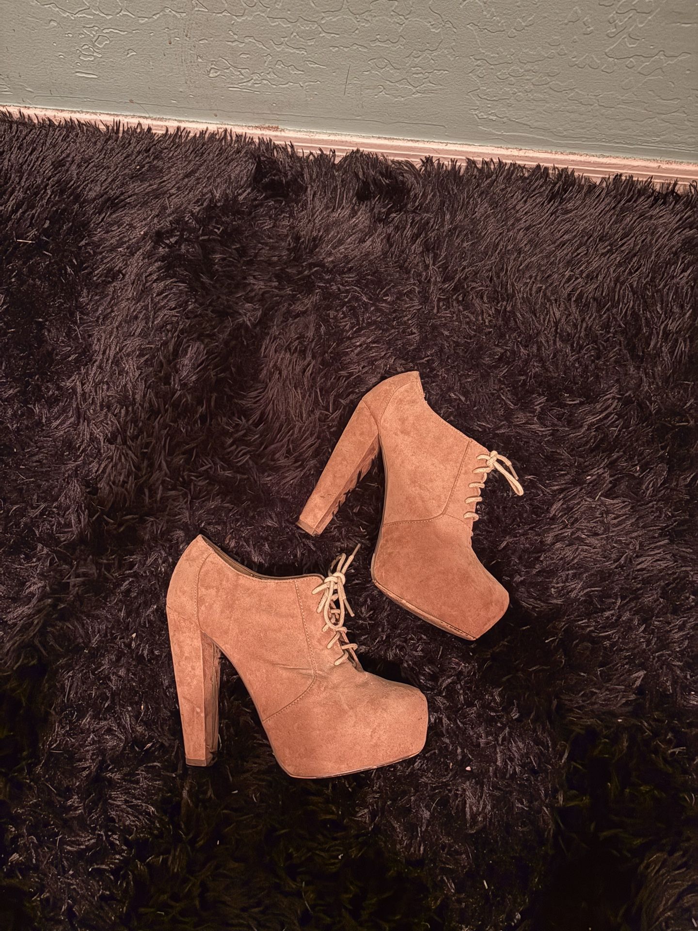Forever 21 Brown Boot Heels