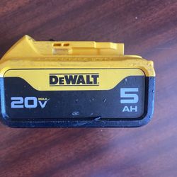 Dewalt 5.0 battery 