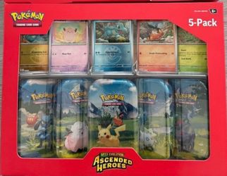 Pokémon TCG Mega Evolution Ascended Heroes 5-Pack
