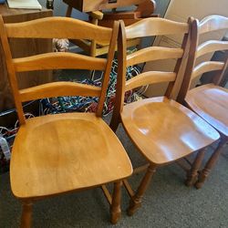 Vintage Heywood Wakefield Dining Chairs Lot Of 3