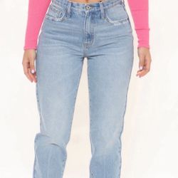Fashion Nova Straight Leg Jeans Size 13