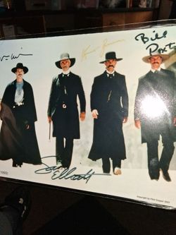 SALE SIGNED PRINT TOMBSTONE CAST