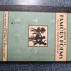 A book of famous poems by Marjorie Barrows